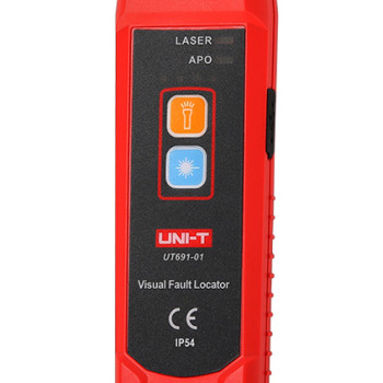 UNI-T ανιχνευτής σφάλματος οπτικής ίνας UT691-01, ~1mW, ~650nm, IP54
