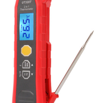 UNI-T ψηφιακό θερμόμετρο 2 in 1 UT320T, -40~300 °C, IP54