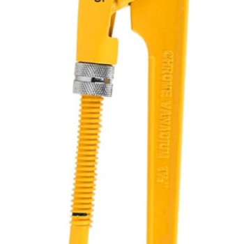 DELI γκαζοτανάλια DL105155, έως 55mm, 41.5cm, κίτρινη