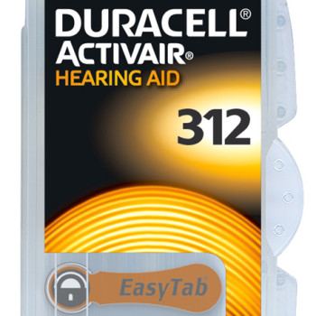 DURACELL μπαταρίες ακουστικών βαρηκοΐας Activair 312, 1.45V, 6τμχ