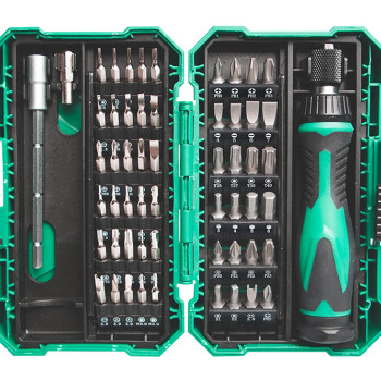 PROSKIT σετ κατσαβίδι ακριβείας SD-9857M με 54 μύτες, με θήκη, 57τμχ