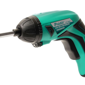 PROSKIT ηλεκτρικό κατσαβίδι PT-1362U με 4 μύτες, LED φακός, 1500mAh