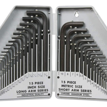 PROSKIT σετ κλειδιά Allen 8PK-027 σε σχήμα L, με θήκη, 30τμχ