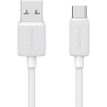 USAMS καλώδιο USB-C σε USB US-SJ688, 3A, 480Mbps, 1m, λευκό