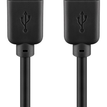GOOBAY καλώδιο USB 2.0 Type A 93594, copper, 3m, μαύρο