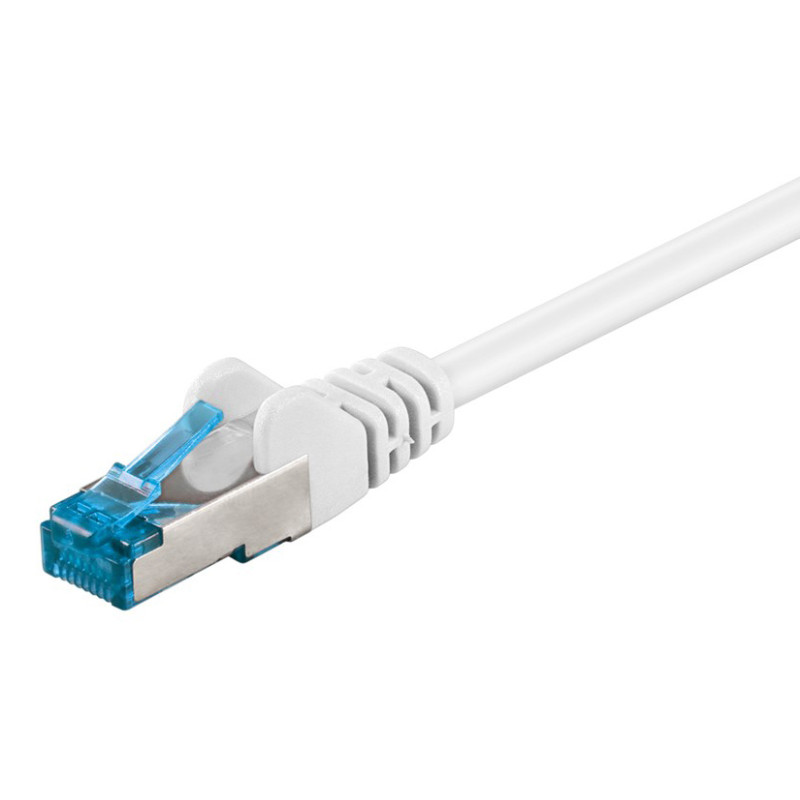 GOOBAY καλώδιο δικτύου 93667, CAT 6A S/FTP, 500 MHz, Copper, 0.5m, λευκό