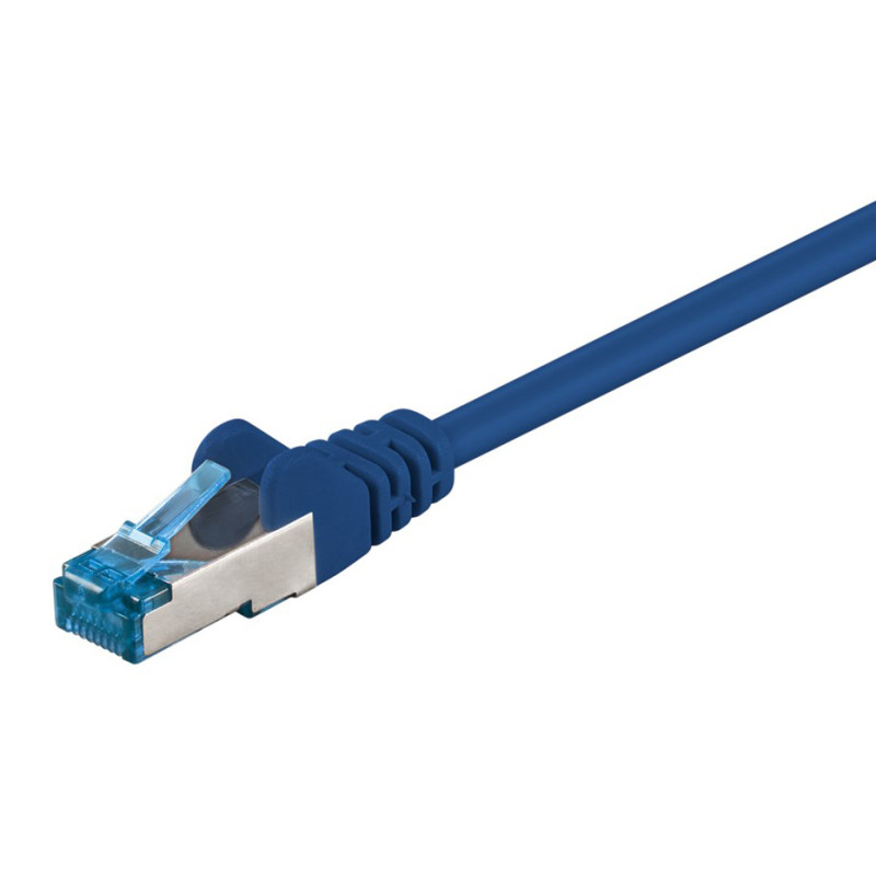 GOOBAY καλώδιο δικτύου 93656, CAT 6A S/FTP, 500 MHz, Copper, 0.5m, μπλε