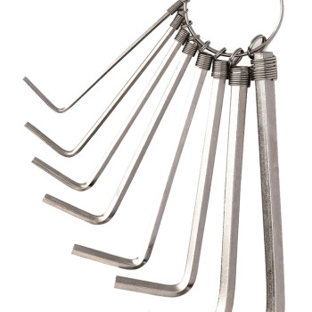 DELI σετ κλειδιά Allen DL3080 σε σχήμα L, με κρίκο κλειδιών, 8τμχ