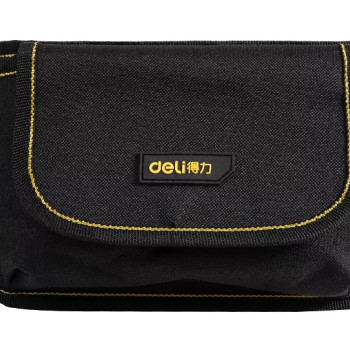 DELI εργαλειοθήκη μέσης DL5864, υφασμάτινη, 60x14.5x5cm, μαύρη