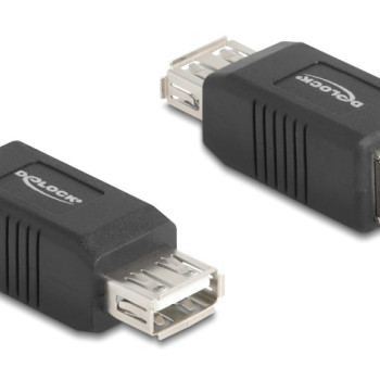 DELOCK αντάπτορας USB σε USB Type B 67203, 480Mbps, μαύρος