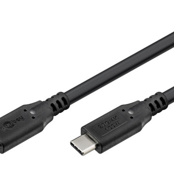 GOOBAY καλώδιο USB-C 74197, USB4, 100W, 20Gbps, 4K/60Hz, 2m, μαύρο