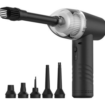 KINZIR 2 σε 1 σκουπάκι χειρός & air duster VC43, 70W, 6000mAh, μαύρο