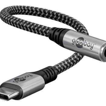 GOOBAY αντάπτορας USB-C σε 3.5mm 74056, γκρι
