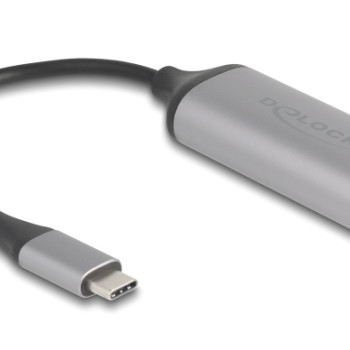 DELOCK αντάπτορας δικτύου 81570, USB-C, 5Gbps Ethernet, ασημί
