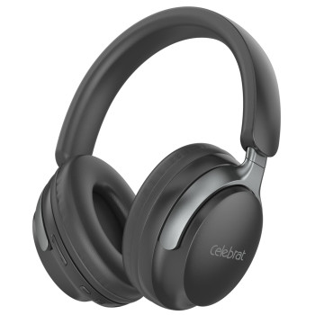 CELEBRAT headphones A40, ασύρματα & ενσύρματα, 40mm, 250mAh, μαύρα