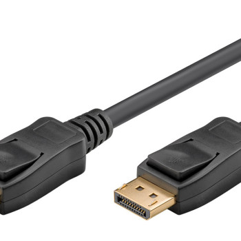 GOOBAY καλώδιο DisplayPort 74744, 8K/120Hz, 40 Gbps, 2m, μαύρο