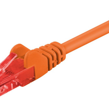 GOOBAY καλώδιο δικτύου 95259, CAT 6 U/UTP, CCA, 250MHz, 0.50m, πορτοκαλί