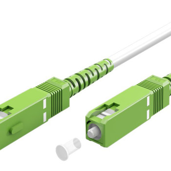 GOOBAY καλώδιο οπτικής ίνας SC-APC 59599, Singlemode OS2, 15m, λευκό