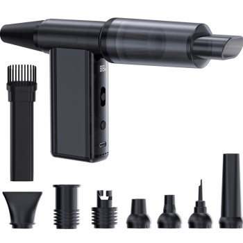 KINZIR 2 σε 1 σκουπάκι χειρός & air duster AD51, 180W, 4000mAh, μαύρο