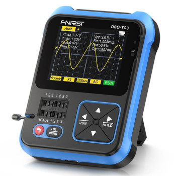FNIRSI 3 σε 1 παλμογράφος/signal generator/transistor tester χειρός DSO-TC3, επαναφορτιζόμενο