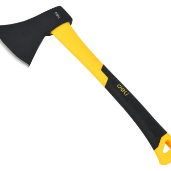 DELI τσεκούρι DL5710 με αντιολισθητική Fiberglass λαβή, 1000gr, 420mm