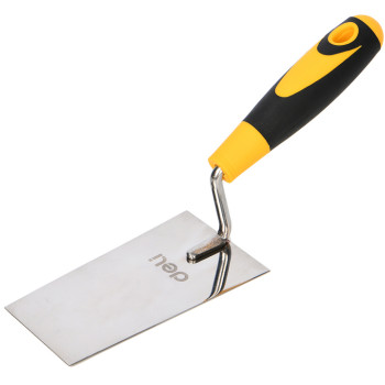 DELI μυστρί DL509328 με αντιολισθητική λαβή, ανοξείδωτο ατσάλι, 140mm