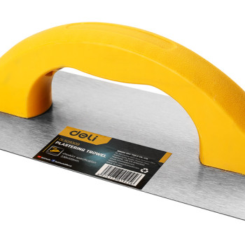 DELI σπάτουλα σοβατίσματος DL509309 με πλαστική λαβή, χάλυβας άνθρακα, 230x100mm