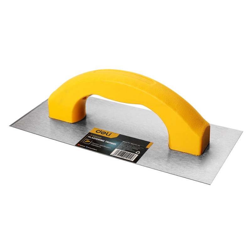 DELI σπάτουλα σοβατίσματος DL509309 με πλαστική λαβή, χάλυβας άνθρακα, 230x100mm