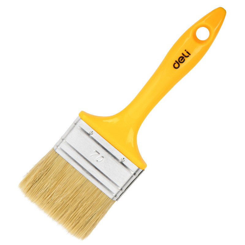 DELI πινέλο βαφής DL509137 με φυσικές τρίχες, πλαστική λαβή, 70mm
