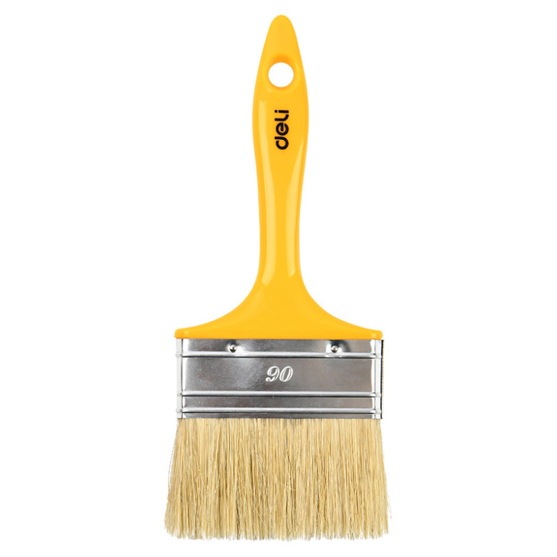 DELI πινέλο βαφής DL509138 με φυσικές τρίχες, πλαστική λαβή, 90mm
