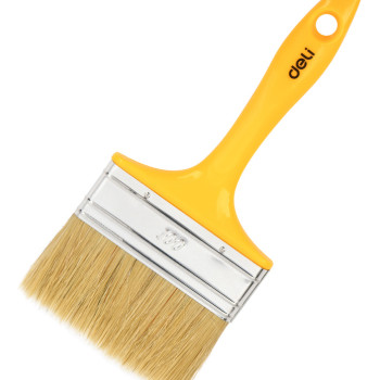 DELI πινέλο βαφής DL509139 με φυσικές τρίχες, πλαστική λαβή, 100mm