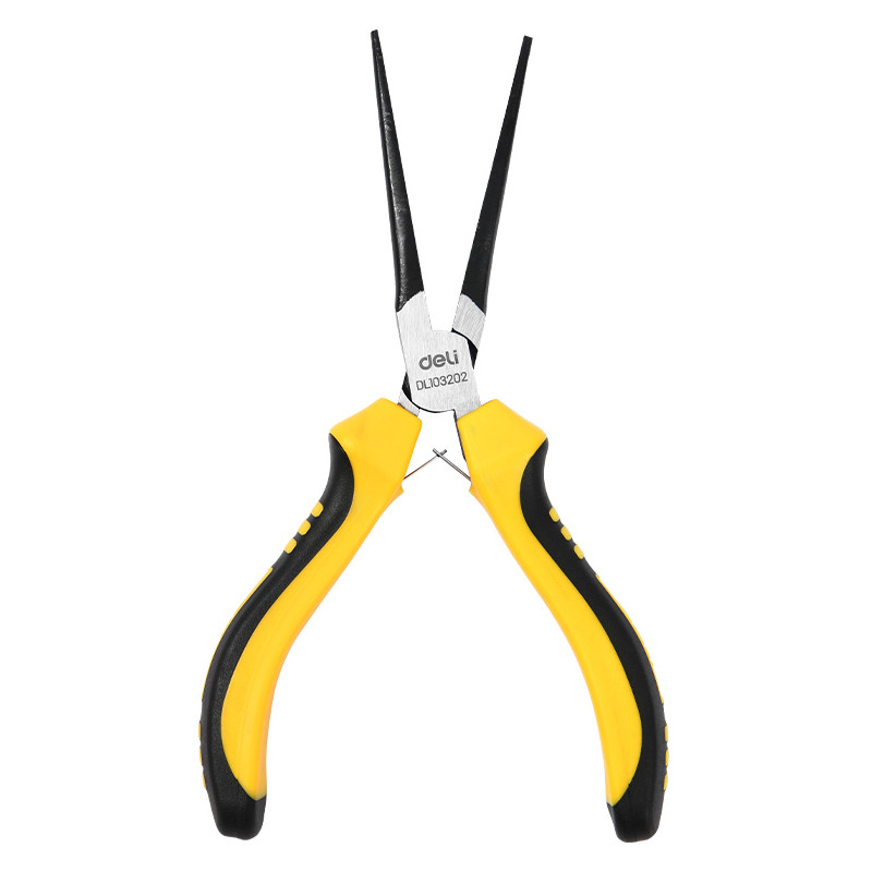 DELI μυτοτσίμπιδο ίσιο DL103202 με αντιολισθητικές λαβές, 150mm