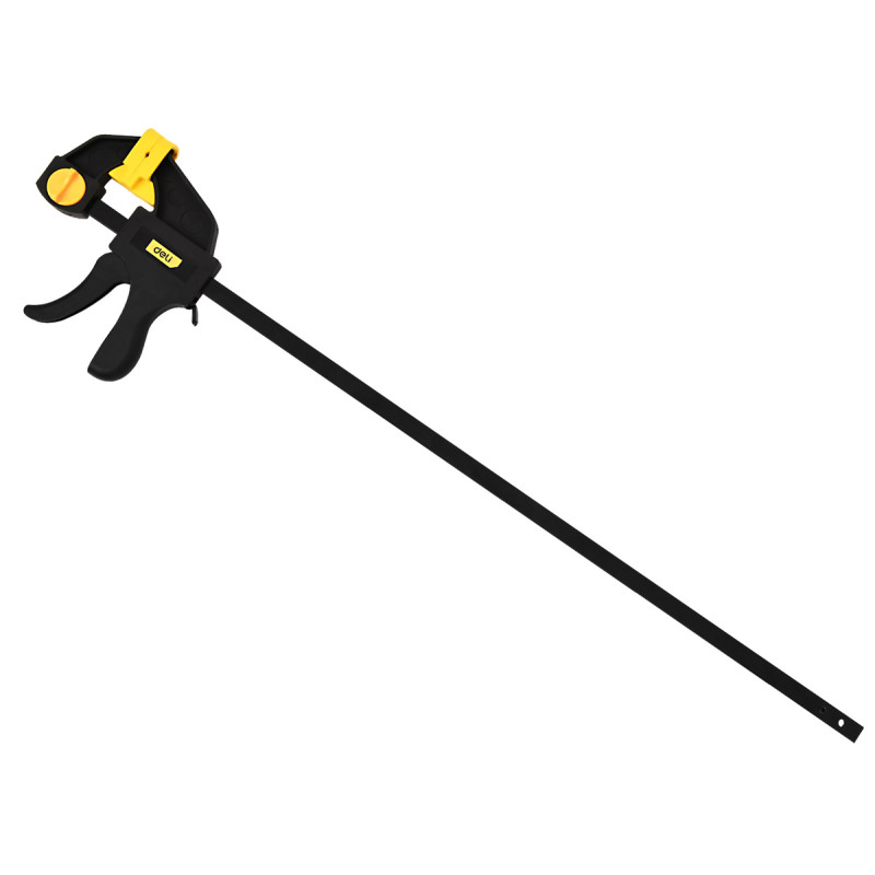 DELI σφιγκτήρας σκανδάλης DL110124 με μέγιστο άνοιγμα 600mm, μαύρος