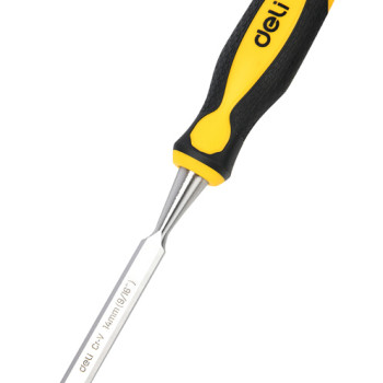 DELI σκαρπέλο ξύλου DL6214-E1 με αντιολισθητική λαβή, 14mm