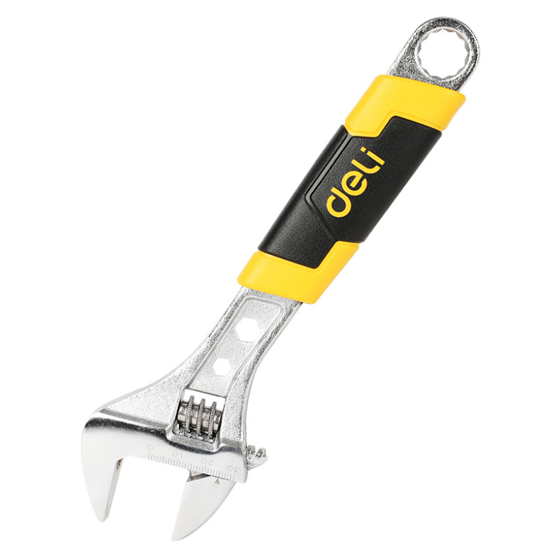 DELI γαλλικό κλειδί DL30108, αντιολισθητική λαβή, ρυθμιζόμενο 0-30mm, 200mm