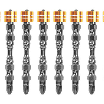 DELI σετ μύτες κατσαβιδιού DL255065 για δραπανοκατσάβιδο, διπλή κεφαλή, PH2x65mm, με μαγνητικό ring, 10τμχ