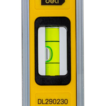 DELI αλφάδι DL290230 με 3 μάτια, πλαστικό, μαγνητικό, 23cm