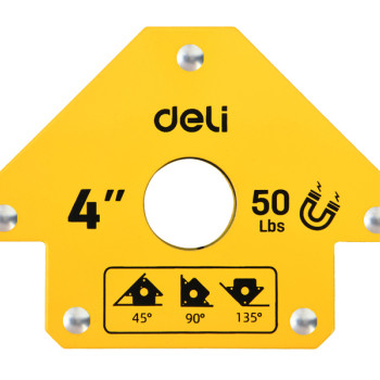 DELI μαγνητική γωνία συγκόλλησης DL-HDW50 με 45°/90°/135° γωνίες, 4