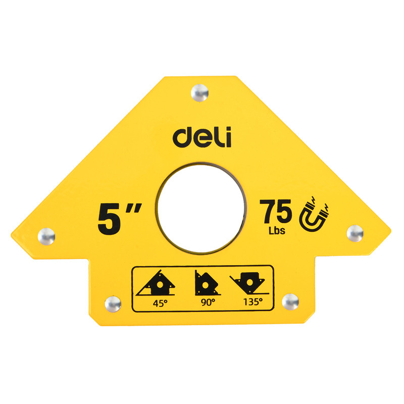 DELI μαγνητική γωνία συγκόλλησης DL-HDW75 με 45°/90°/135° γωνίες, 5