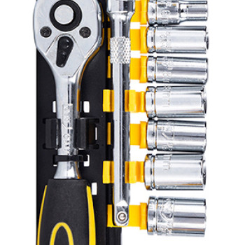 DELI σετ καστάνια με καρυδάκια DL0012T, 45 δόντια, 1/4