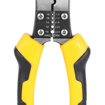 DELI πλαγιοκόφτης/απογυμνωτής καλωδίων DL102008, 1.0~2.6mm, 200mm