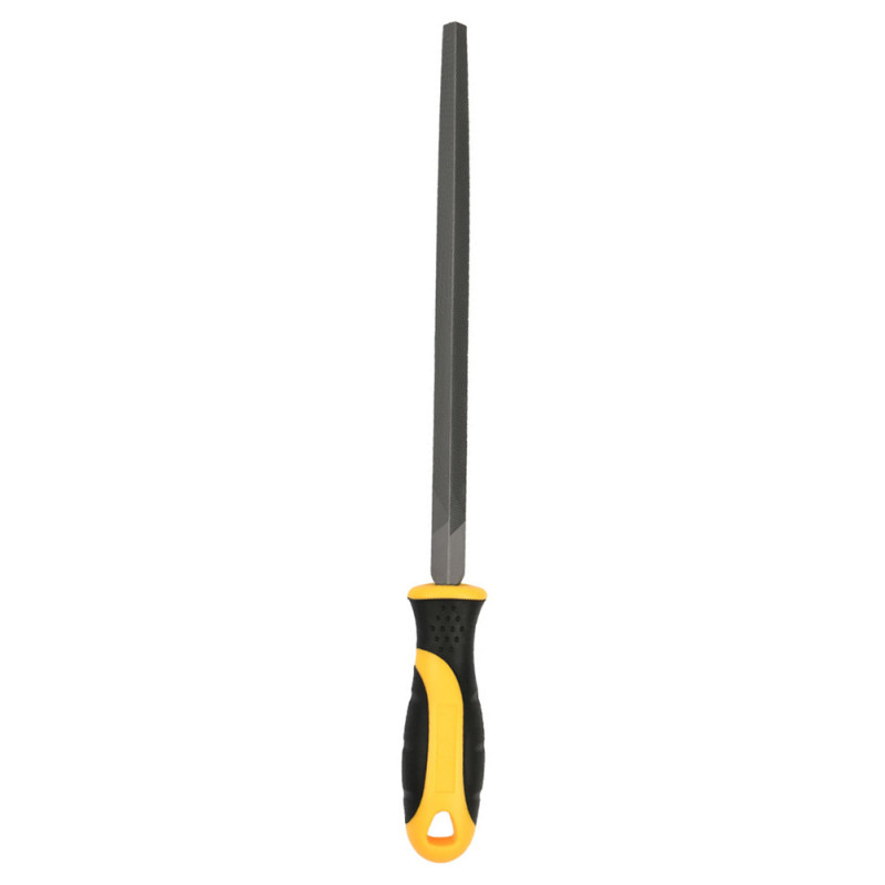 DELI λίμα τριγωνική DL77108 με αντιολισθητική λαβή, μετάλλου, 200mm