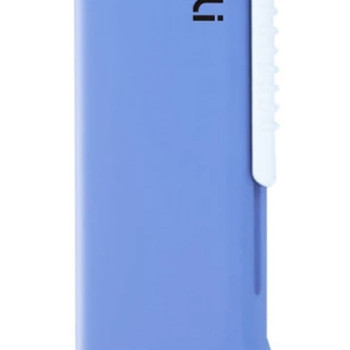 DELI κοπίδι DL408C, άμεσο άνοιγμα/επαναφορά, πλαστικό, 19mm, μπλε