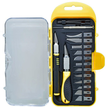 DELI σετ κοπίδια ακριβείας DL-DP1 με θήκη, 16τμχ