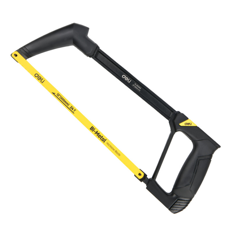 DELI πριόνι σιδήρου/ξύλου DL353812 με εργονομική λαβή, 300mm, 24 TPI