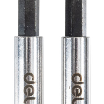 DELI σετ αντάπτορες μύτης κατσαβιδιού DL106002 για δραπανοκατσάβιδο, εξάγωνη υποδοχή, 60mm, 2τμχ