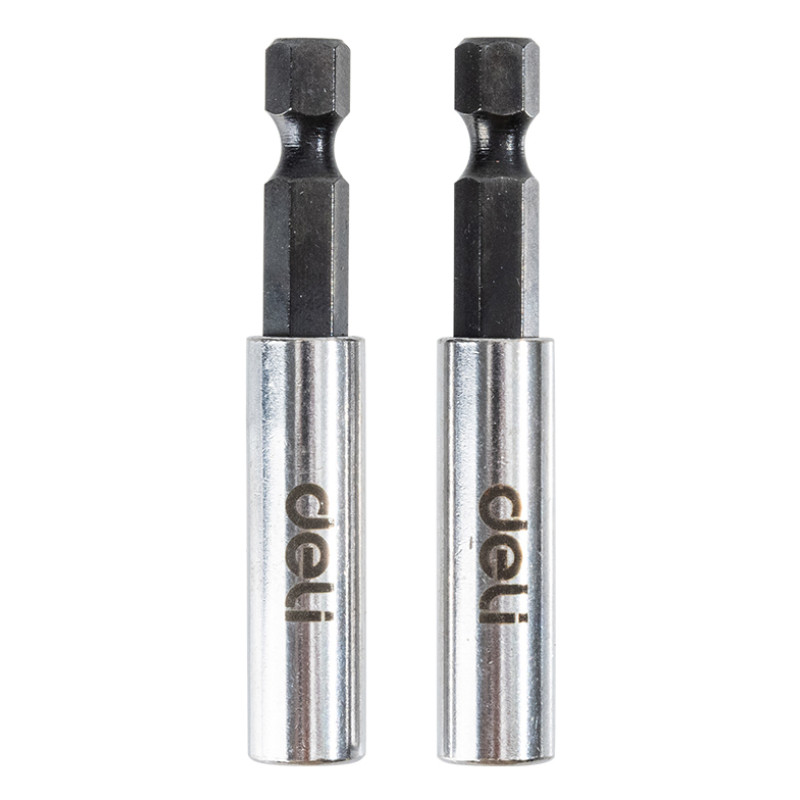 DELI σετ αντάπτορες μύτης κατσαβιδιού DL106002 για δραπανοκατσάβιδο, εξάγωνη υποδοχή, 60mm, 2τμχ