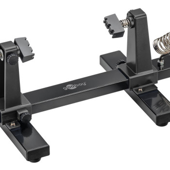 GOOBAY βάση στήριξης πλακέτας 76559 με θέση για κολλητήρι, 360°, μαύρη