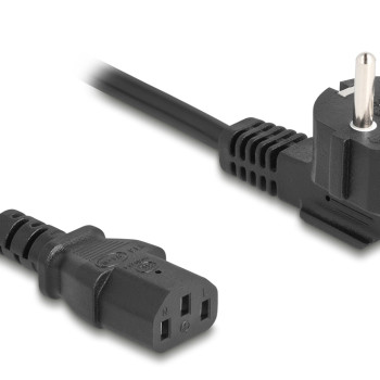 DELOCK καλώδιο τροφοδοσίας 81567, 3x 1.00mm², 2m, μαύρο