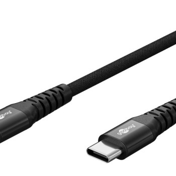 GOOBAY καλώδιο USB-C 73955, 60W, 480Mbps, 3m, μαύρο